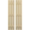 Ekena Millwork Americraft 3-Board, 3 Batten Exterior Real Wood Spaced Board-n-Batten Shutters, ARW401SB311X81NTH, PR ARW401SB311X81NTH - alternate 1